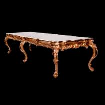 Mesa De Jantar Luiz Xv Pernas Cabriolet Rico Entalhes Luxo - luxdecorcasaejardim