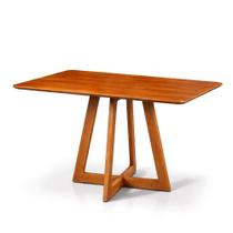 Mesa de Jantar Luna 140x90 Tampo Laqueado Vidro ou Laminado Cinamomo COR:Cinamomo Mesa de Jantar Luna 140x90 Tampo Laqueado Vidro ou Laminado Cinamomo COR:Cinamomo