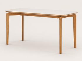 Mesa de jantar Maciça tampo duplo 27mm - 2x1m Luma Imperial