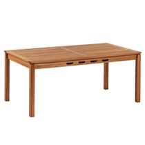 Mesa de Jantar Madeira Retangular 180cm Trammare C07 Corda Preta - Lyam Decor Mesa de Jantar Madeira Retangular 180cm Trammare C07 Corda Preta - Lyam Decor