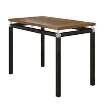 Mesa De Jantar Malva 91 Cm Tampo Retangular Preto Demolição - Artefamol Mesa De Jantar Malva 91 Cm Tampo Retangular Preto Demolição - Artefamol
