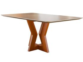 Mesa de Jantar Moderna c Vidro 2,0x1,0m - Jade - Harmonia