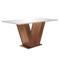 Mesa de Jantar Moderna com Vidro - Espanha - Cel Móveis