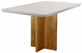 Mesa de Jantar Moderna com Vidro - Roma-0,90x0,90m - Móveis Mundial
