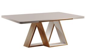 Mesa de Jantar Moderna - Sophia-2,20x1,10m - Requinte Salas