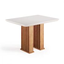 Mesa De Jantar Munique 120x90cm Mel Blonde E Off White Viero Mel-blonde E Off White Mesa De Jantar Munique 120x90cm Mel Blonde E Off White Viero Mel-blonde E Off White