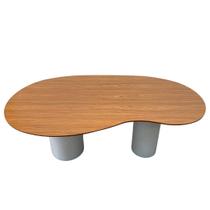 Mesa de jantar Organica Ayla 160x90cm Laca e Madeira