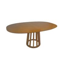 Mesa de Jantar Orgânica Beatriz com Base Cone Palito em Madeira 1,80x1,10 Cerejeira Mesa de Jantar Orgânica Beatriz com Base Cone Palito em Madeira 1,80x1,10 Cerejeira