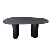 Mesa de Jantar Orgânica Gabriela 180x100cm Madeira Ébano