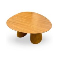 Mesa de jantar organica Polaris em freijo 140x130cm