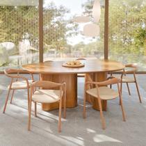 Mesa De Jantar Orgânica Premium Alto Padrão Laminado Cinamomo