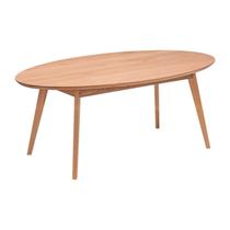 Mesa de Jantar Oval 190cm X 75cm Ecograndis Vertice Natural