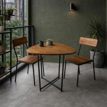 Mesa De Jantar Para Cadeiras Modelo Estilo Industrial Tampo de Madeira Maçiça E Ferro Metalon com CAFETERIA HAMBURGUERIA LANCHONETE Mesa De Jantar Para Cadeiras Modelo Estilo Industrial Tampo de Madeira Maçiça E Ferro Metalon com CAFETERIA HAMBURGUERIA LANCHONETE