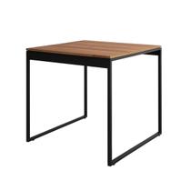 Mesa de Jantar Pequena Industrial 80x80 Ideal para Cozinhas Modernas