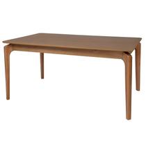 Mesa de Jantar Portugal em Madeira Maciça e Mdf L 180 X P 90 X Alt 77 Natural