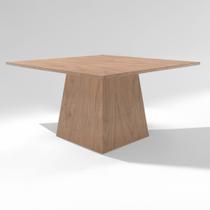 Mesa De Jantar Quadrada 1,2m Em MDF Laminado 4 Lugares Design Contemporâneo Mesa De Jantar Quadrada 1,2m Em MDF Laminado 4 Lugares Design Contemporâneo