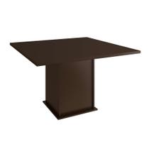 Mesa de Jantar Quadrada Bianca Tabaco 130 cm