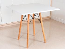 Mesa de Jantar Quadrada Eames Eiffel 70 cm - Branca - Fundição Petrópolis