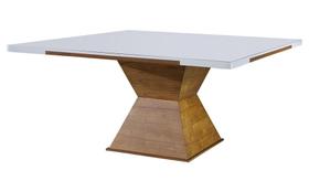 Mesa de Jantar Quadrada - Elite-1,35x1,35m - Requinte Salas