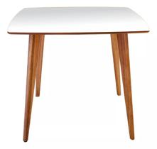 Mesa de Jantar Quadrada Especial em Madeira de 80cm na cor Branca Mesa de Jantar Quadrada Especial em Madeira de 80cm na cor Branca