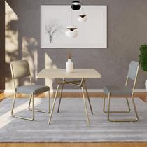 Mesa de Jantar Quadrada Soho 90cm Est.Champ