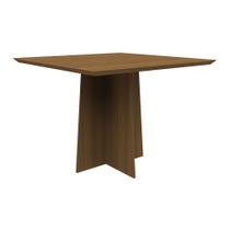 Mesa de Jantar Quadrada Tina 100 cm Imbuia - D'Rossi