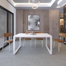 Mesa de Jantar Queens 160cm Est.Branca Mesa de Jantar Queens 160cm Est.Branca