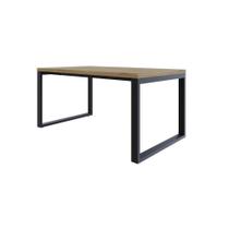 Mesa De Jantar Queens 160x90x77cm Qemj9160 Vermont Oak - Vermont Oak/ Mesa De Jantar Queens 160x90x77cm Qemj9160 Vermont Oak - Vermont Oak/