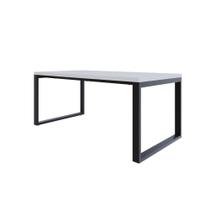 Mesa De Jantar Queens 180x90x77cm Qemj9180 Branco Tx - Branco Tx/ Mesa De Jantar Queens 180x90x77cm Qemj9180 Branco Tx - Branco Tx/