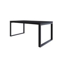 Mesa De Jantar Queens 180x90x77cm Qemj9180 Preto Tx - Preto Tx/ Mesa De Jantar Queens 180x90x77cm Qemj9180 Preto Tx - Preto Tx/