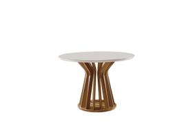 Mesa de Jantar Redonda 1,10 Vênus - Domus Móveis Mesa de Jantar Redonda 1,10 Vênus - Domus Móveis