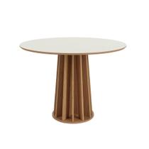 Mesa de Jantar Redonda 4 lugares 105x105cm 100% MDF TM71 Dalla Costa