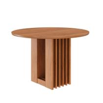 Mesa de Jantar Redonda com Tampo MDF Ariela Cinamomo 109 cm