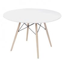 Mesa de Jantar Redonda Dkr Completa Branco Mesa de Jantar Redonda Dkr Completa Branco