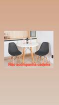 Mesa de Jantar Redonda Eames Eiffel 100 cm - Branca