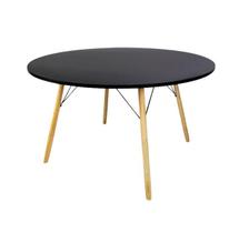 Mesa de Jantar Redonda Eames Eiffel 120cm - Preta