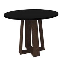 Mesa De Jantar Redonda Isabela 1,35M Alamo/Preto - New Ceval