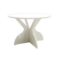 Mesa de Jantar Redonda Isabelle Off White 120cm