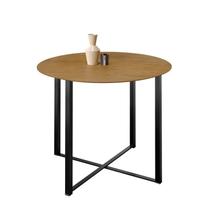 Mesa de Jantar Renata 100 cm Tampo Rendondo Preto Ype - Artefamol Mesa de Jantar Renata 100 cm Tampo Rendondo Preto Ype - Artefamol