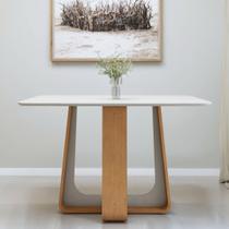 Mesa de Jantar Retangular 120cm com Tampo em Mdf Sintonia Mesa de Jantar Retangular 120cm com Tampo em Mdf Sintonia