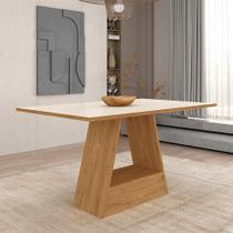Mesa De Jantar Retangular 1,60x80 Nápoles Cinamomo/off - M.a