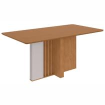 Mesa de Jantar Retangular 170x90cm 6 Lugares Tampo MDF Astrid