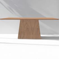 Mesa De Jantar Retangular 1,8m Em MDF Laminado 8 Lugares Design Contemporâneo