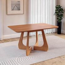 Mesa de Jantar Retangular 4 Lugares 140x90cm Paineira CabeCasa MadeiraOriginals