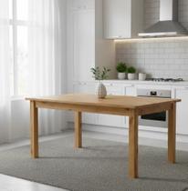 Mesa de Jantar Retangular 6 Lugares 160cm 100% Madeira Maciça Napoli Espresso Móveis Mesa de Jantar Retangular 6 Lugares 160cm 100% Madeira Maciça Napoli Espresso Móveis