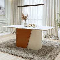 Mesa de Jantar Retangular 78x170x90cm com Tampo em Mdf Luar