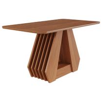 Mesa de Jantar Retangular Ágata 130x80 com Tampo em MDF - Cimol Móveis