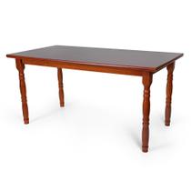 Mesa de Jantar Retangular Dalas Imbuia 160 cm Mesa de Jantar Retangular Dalas Imbuia 160 cm