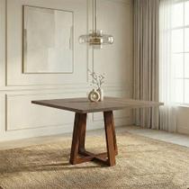 Mesa de Jantar Retangular Isabela 120cm Tampo Freijó 4 Lugares Base Madeira Maciça Mel Sala Jantar Mesa de Jantar Retangular Isabela 120cm Tampo Freijó 4 Lugares Base Madeira Maciça Mel Sala Jantar