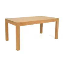 Mesa de Jantar Retangular Macaúba Madeira Maciça Amêndoa 160 cm Mesa de Jantar Retangular Macaúba Madeira Maciça Amêndoa 160 cm